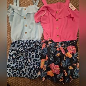 NEW Justice Rompers Size 16/18 (XL) Girls